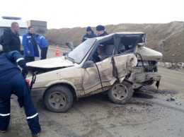 В результате столкновения «ВАЗ 2109» и «Fiat ducato» пострадали 4 человека