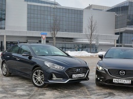 Соната №6: cравнительный тест-драйв Hyundai Sonata и Mazda6