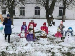В Одесской области выбирали снеговика года (фото)