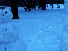 Крипово: в Киеве нашли зомби-снеговиков