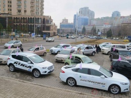 В Одессе состоялся женский автопробег