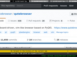 Доступен web-браузер qutebrowser 1.2.0