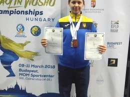 Одесситка достойно представила Украину на чемпионате Европы по ушу