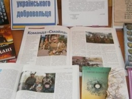 В библиотеках Добропольского района оформлены выставки ко Дню украинского добровольца