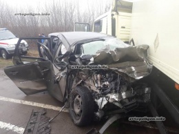 ДТП на Ровенщине: в столкновении Сitroen и грузовика MAN травмирован водитель. ФОТО