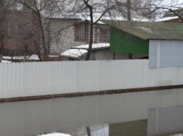 В Чернигове несколько домов затопило талыми водами