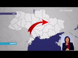 Первый канал Украины показал карту страны без Крыма
