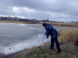 ГСЧС: на водоемах Одесской области неустойчивый ледяной покров