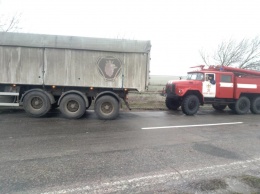 В Новоодесском районе фура слетела в кювет