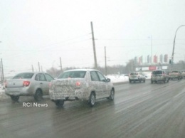 Рестайлинговая Lada Granta снова попалась на дорогах