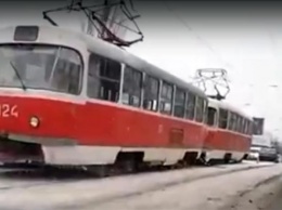 В оккупированном Донецке столкнулись трамваи (ФОТО)