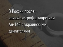 В России после авиакатастрофы запретили Ан-148 с украинскими двигателями