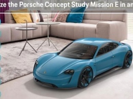 Прототип электрического спорткара Porsche вставили в дополненную реальность