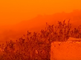 Оранжевый снег в Одесскую область надуло из Африки (ВИДЕО)