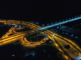 Мосты Днепра: Кайдакский мост с высоты птичьего полета