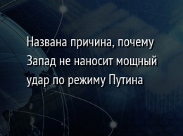 Названа причина, почему Запад не наносит мощный удар по режиму Путина