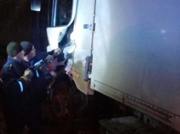 На трассе Херсон-Мелитополь водителя грузовика зажало в кабине после ДТП