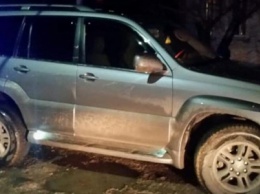 Опубликованы фото "Лексуса", водитель которого пытался скрыться от полиции