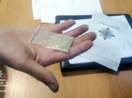 В Краматорске у мужчины обнаружили Zip пакет с марихуаной