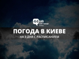 Что готовит погода в Киеве: на 3 дня с расписанием