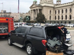 Парламент Сербии эвакуировали из-за угрозы мужчины взорвать себя