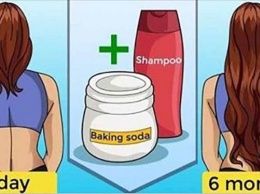 Шампунь с пищевой содой может помочь вам ускорить рост волос!
