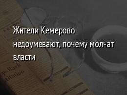 Жители Кемерово недоумевают, почему молчат власти