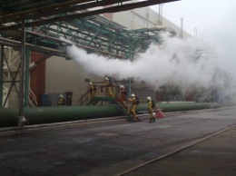 На Одесском припортовом заводе имитировали выброс аммиака