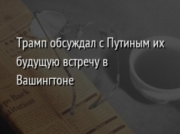 Трамп обсуждал с Путиным их будущую встречу в Вашингтоне