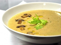 Очень вкусный, диетический суп-пюре с грибами