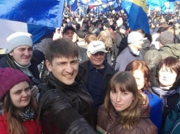 Кременчужане митингуют в центре Киева: Марш силы нации (ФОТО)