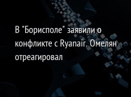 В "Борисполе" заявили о конфликте с Ryanair. Омелян отреагировал