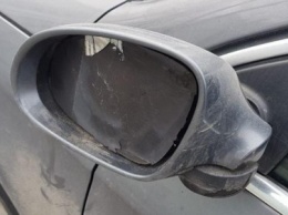 Агрессивный водитель разбил зеркало чужой машины: в Запорожье ищут свидетелей, - ФОТО