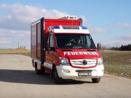 Австрийцы выпустили электрический пожарный автомобиль