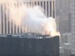 В Нью-Йорке горело здание Trump Tower