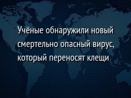 Ученые обнаружили новый смертельно опасный вирус, который переносят клещи