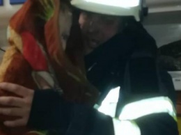 Спасатели Каменского вынесли из огня двух малышей