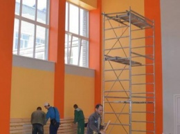 Капремонт спортивного зала школы №5 вышел на финишную прямую (ФОТО)