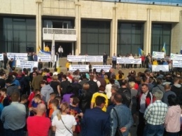 Работники ЗАЭС вышли на митинг (ФОТО, ВИДЕО)