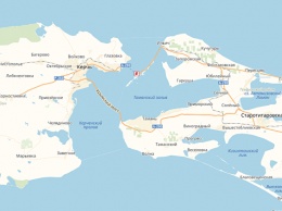 Крымский мост появился на "Яндекс.Картах"