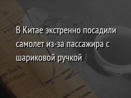 В Китае экстренно посадили самолет из-за пассажира с шариковой ручкой