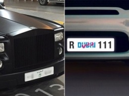 В Дубае протестируют автомобильные цифровые номерные знаки