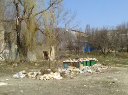 Центр Брянки утопает в мусоре