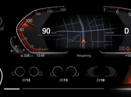 BMW показала новую виртуальную «приборку» и комплекс iDrive