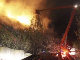 В Хмельницком произошел масштабный пожар на свалке (ВИДЕО)