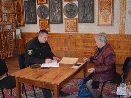 Заместитель начальника Краматорской полиции провел прием граждан в Шабельковке