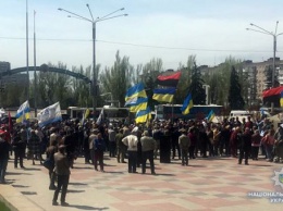 В запорожской полиции отчитались о порядке на митинге