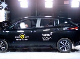 Новый Nissan Leaf получил высшую оценку за краш-тест от Euro NCAP