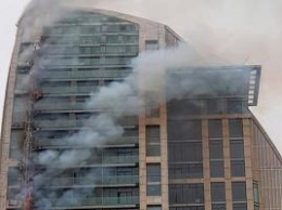 В столице Азербайджана горит 130-метровый небоскреб