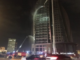 В Баку вновь горит Trump Tower